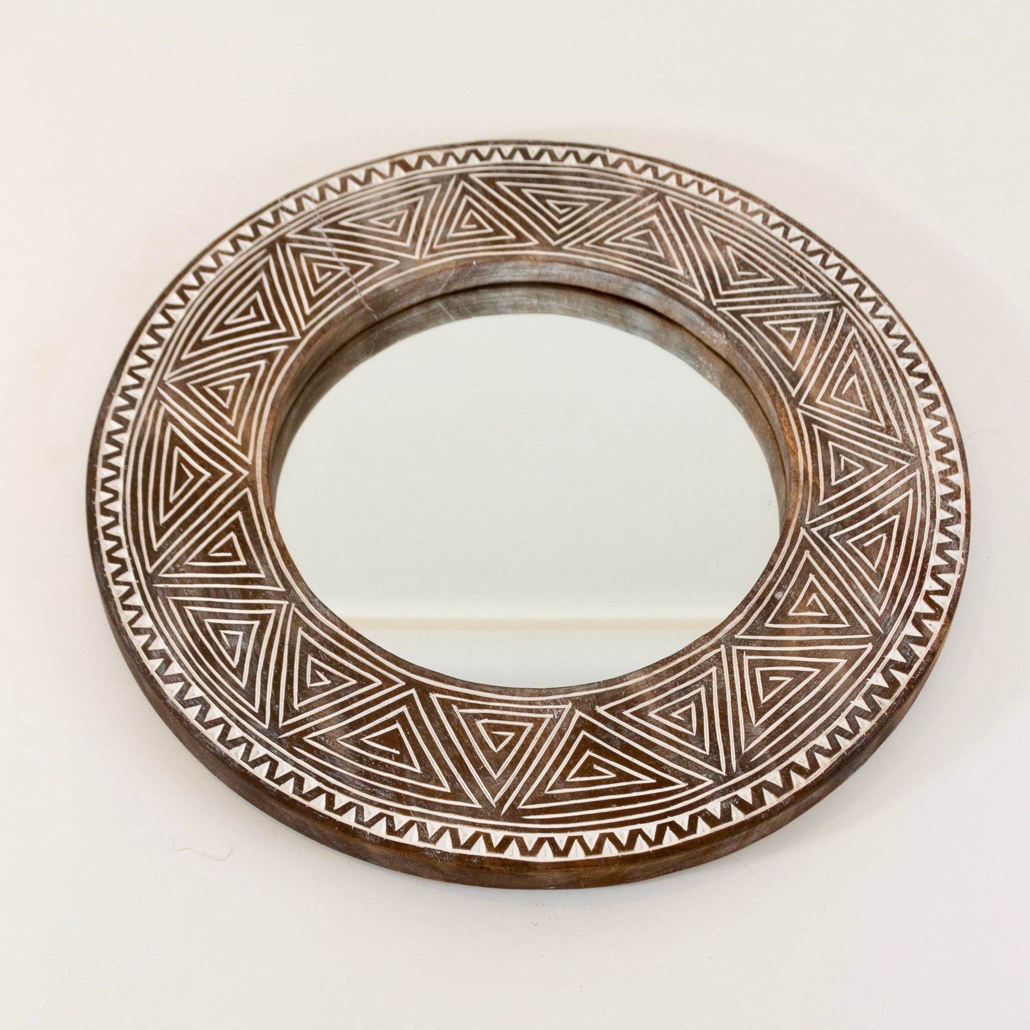 ESPEJO DE MADERA TALLADA