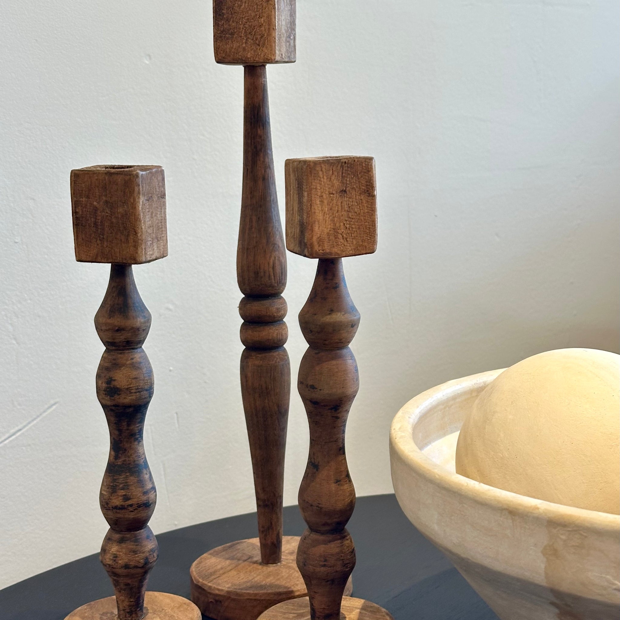 PAULA CANDELABRA SAILBOAT SET