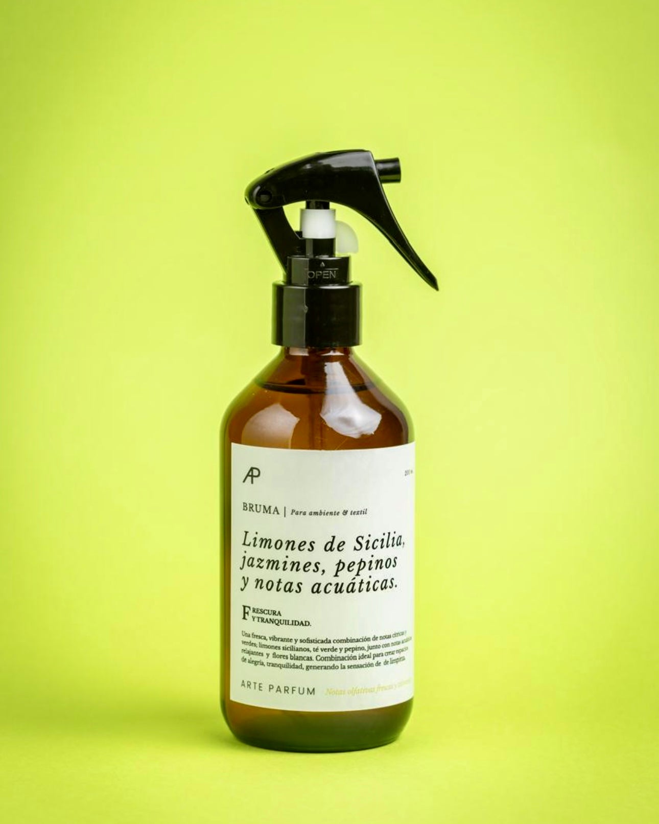 BRUMA AMBIENTE - LIMONES DE SICILIA, JAZMINES, PEPINOS Y NOTAS ACUÁTICAS