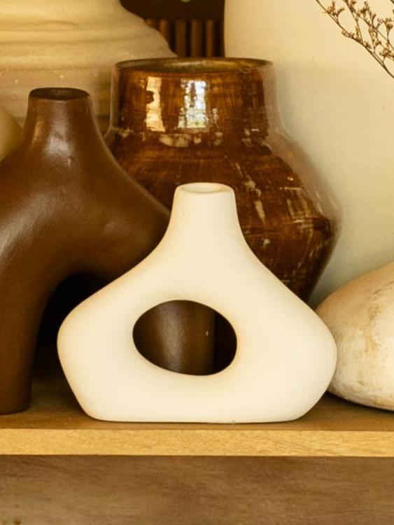 VASE BRUNA P - BONE