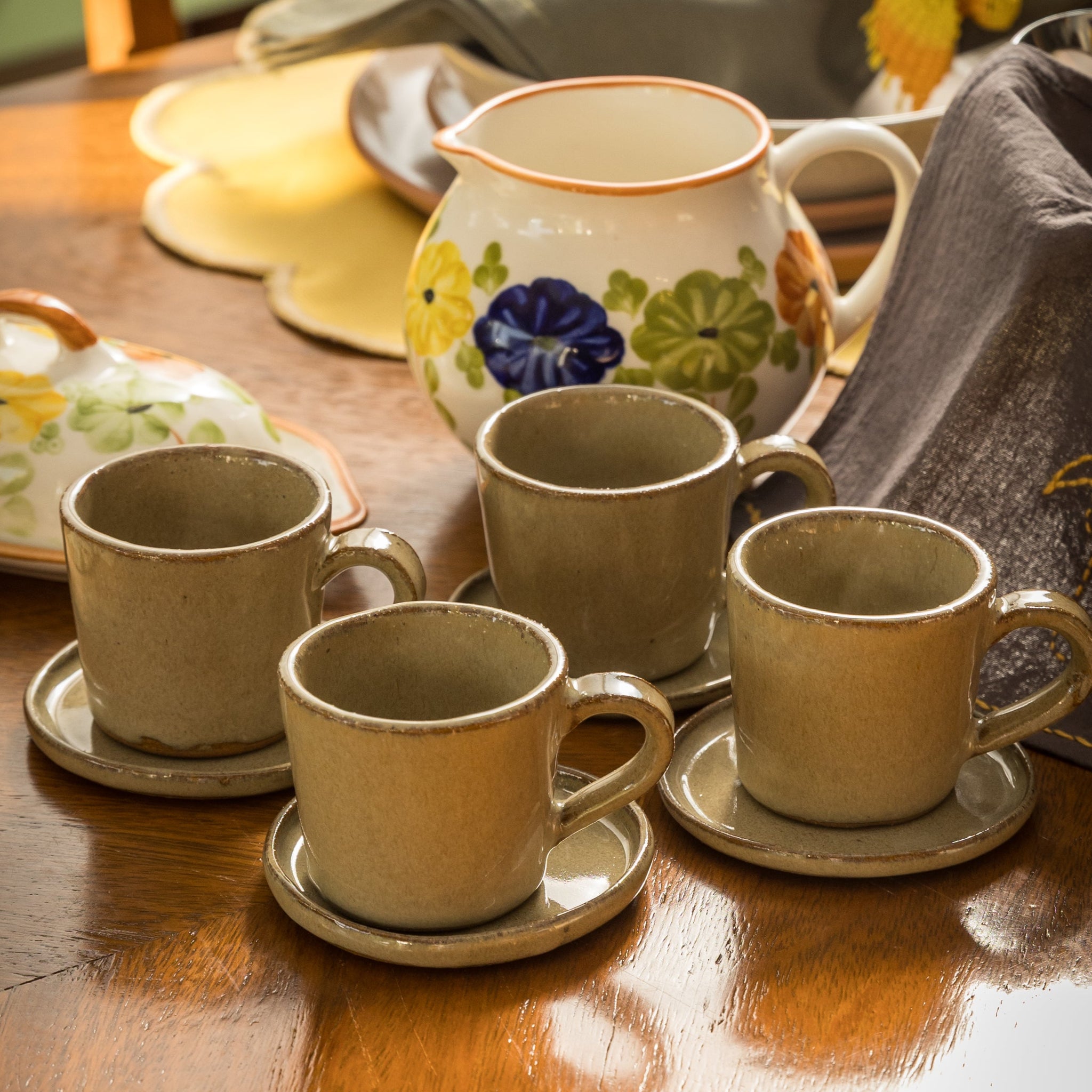 SAND ESPRESSO CUP SET