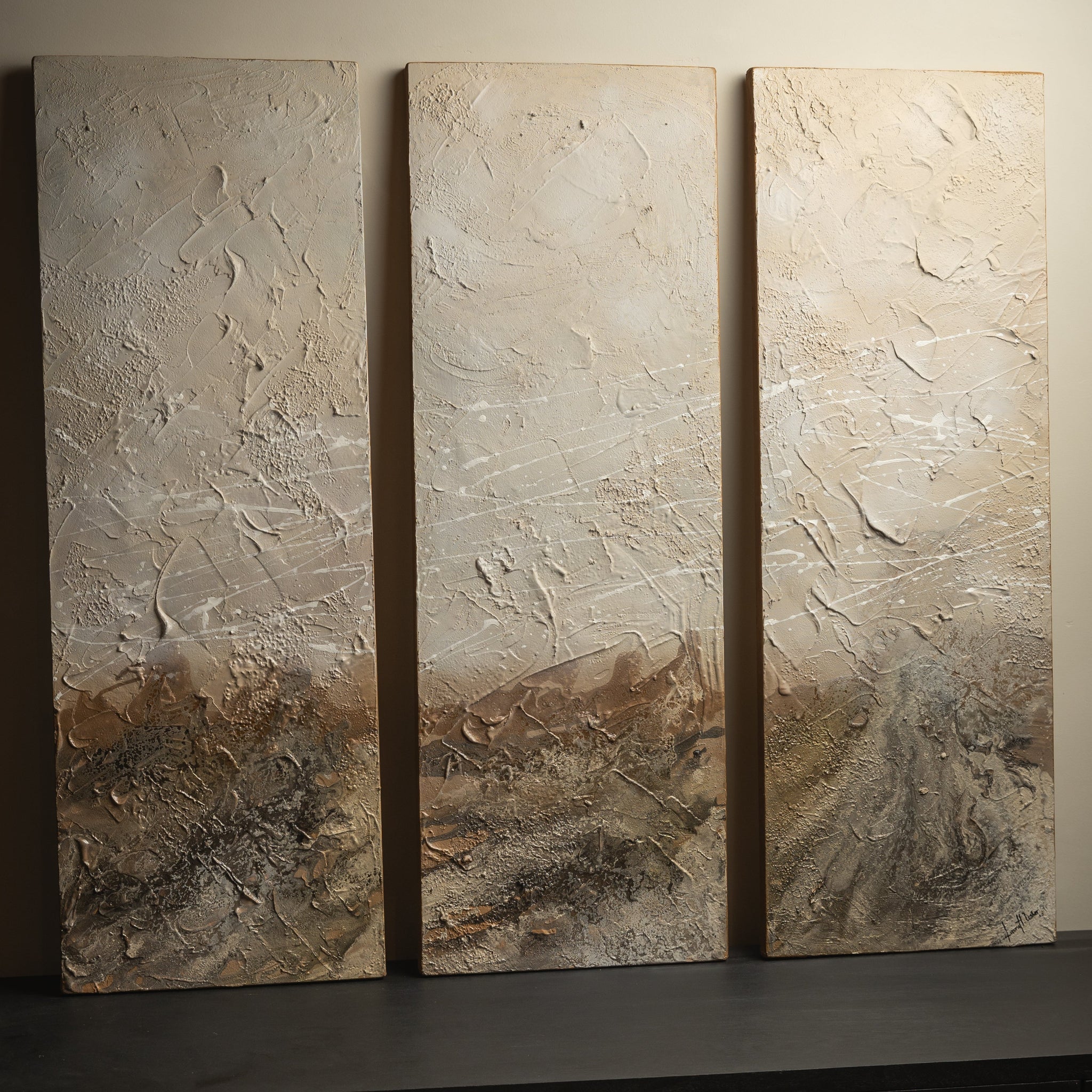 Artwork Green Leaves Harmony