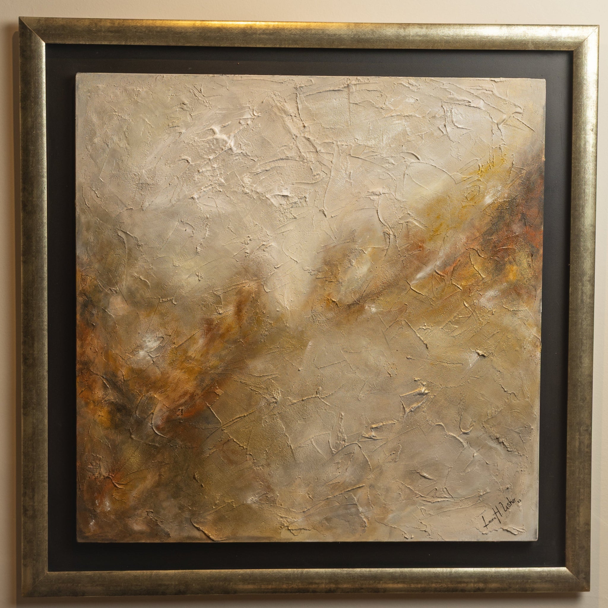 Artwork Red Chrysanthemums