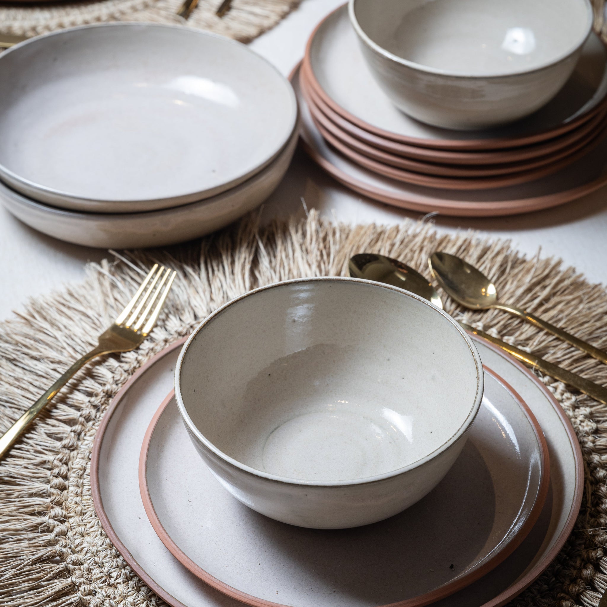 PLATO BOWL DE CERAMICA CREMA