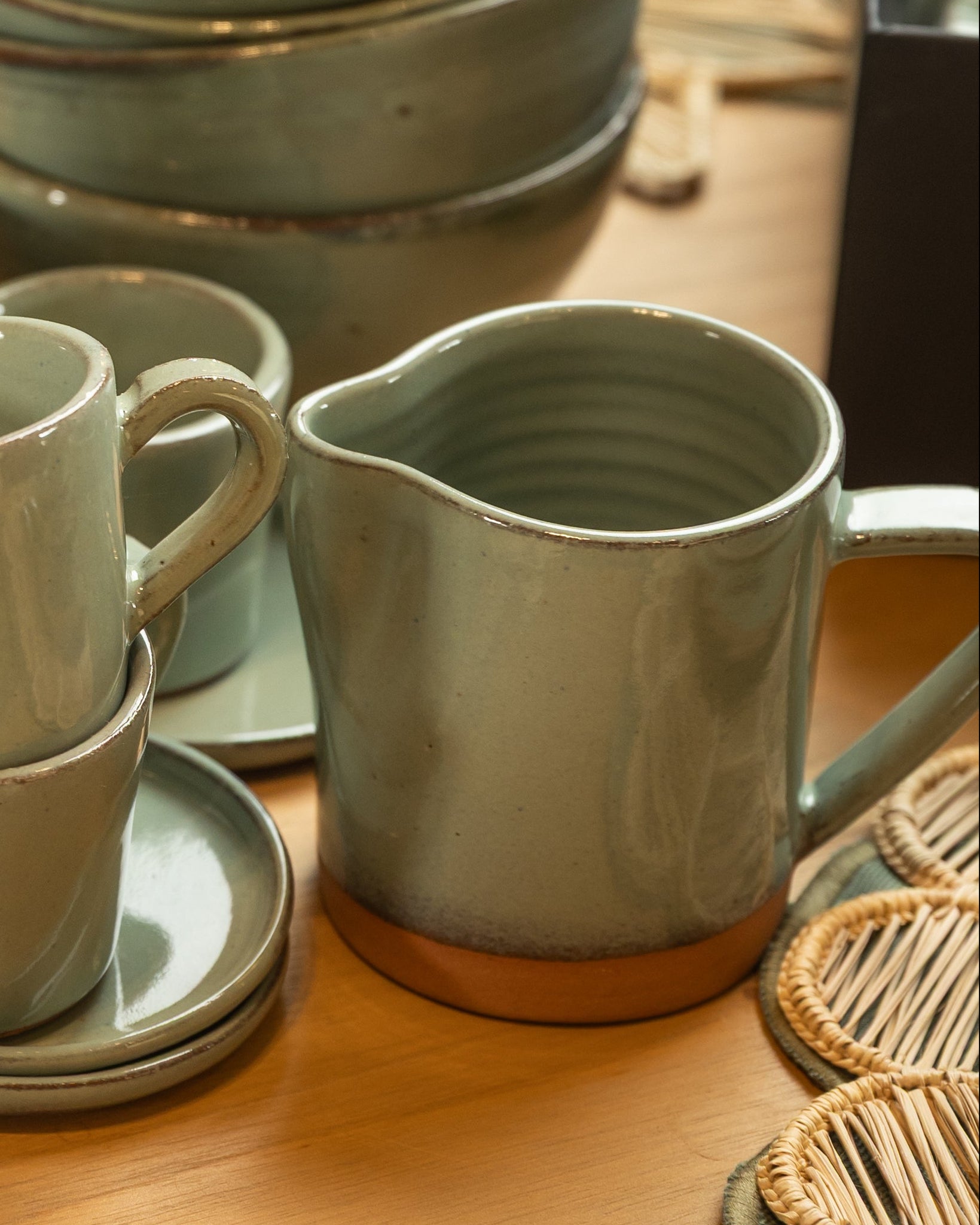 NORDIC MILK JUG SAHARA - WHITE