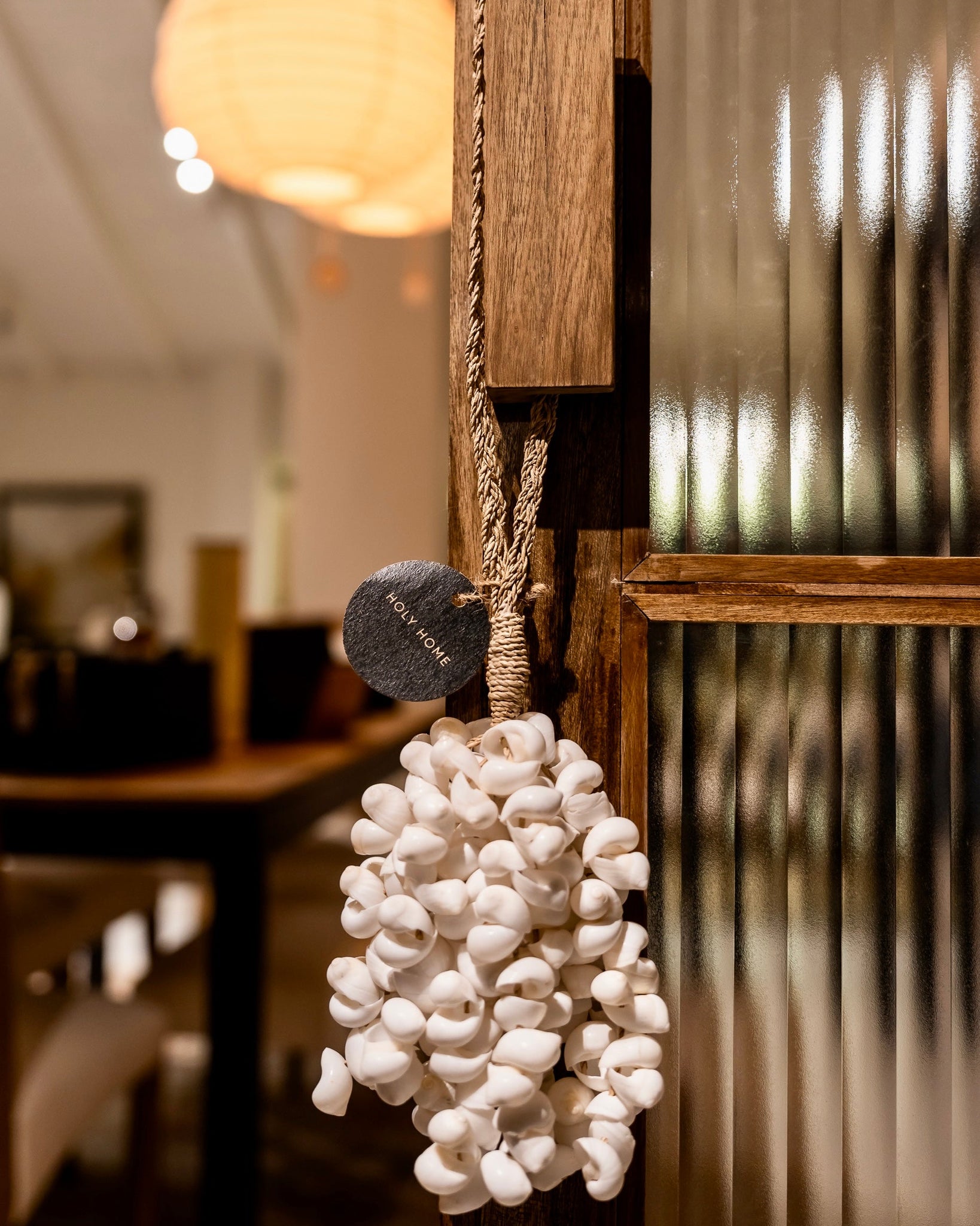 COLGANTE DECORATIVO CARACOLES BLANCOS