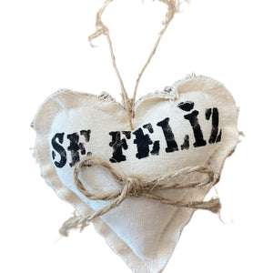 DECO HANGING OR NAPKIN RING WITH PHRASES